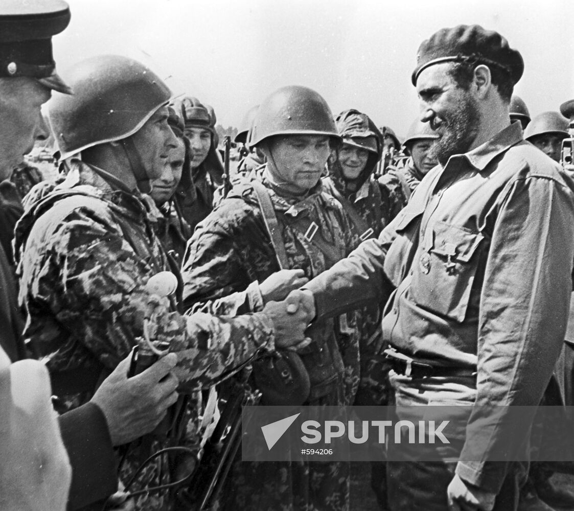 Fidel Castro on the visit to the USSR