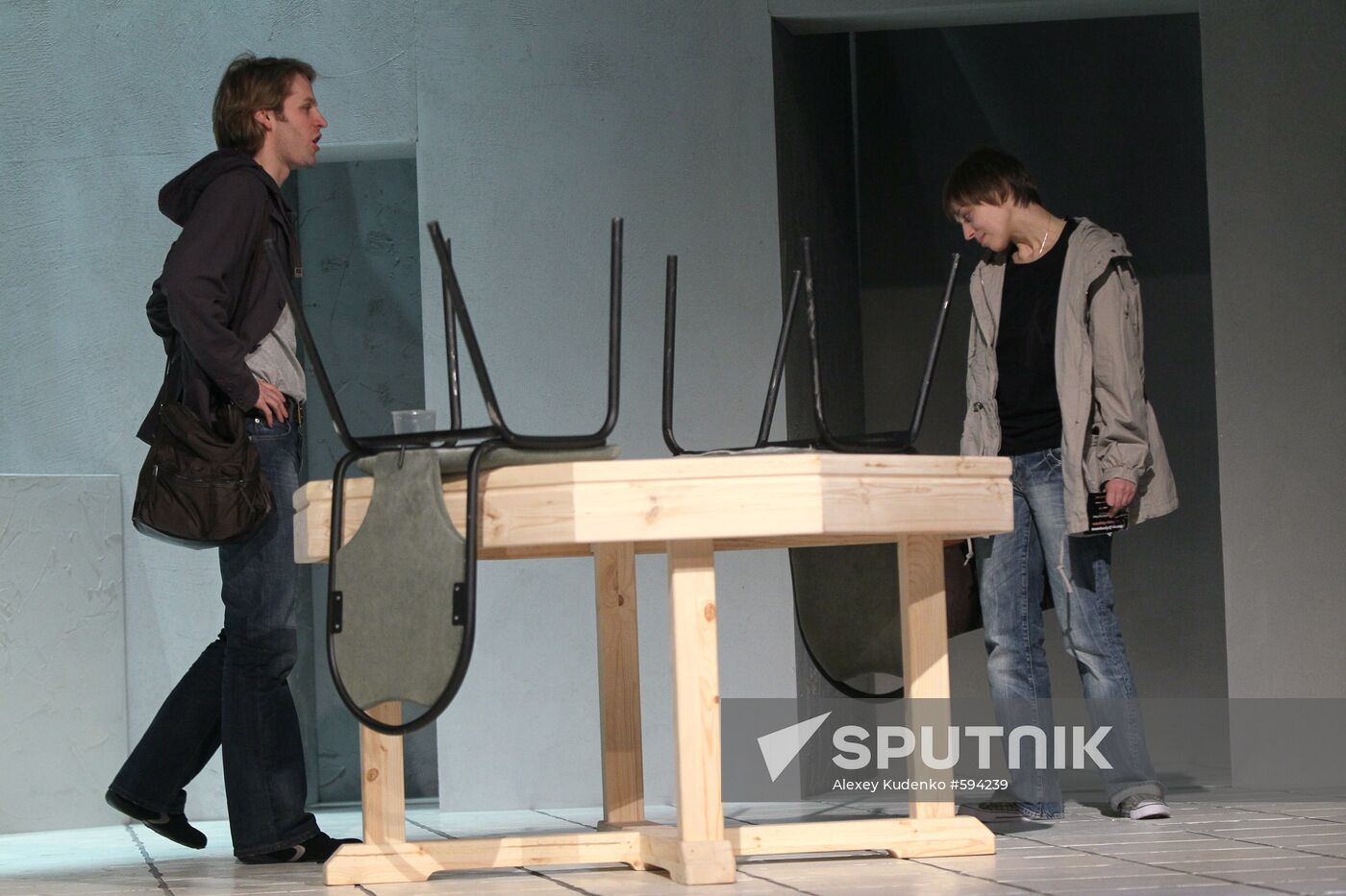 Denis Balandin and Nelly Uvarova