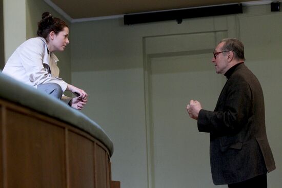 Krzysztof Zanussi and Irina Nizina