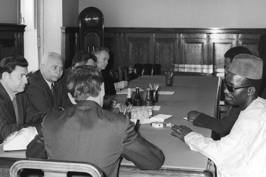 Malian Information Minister Yu. Traore's visit to the USSR