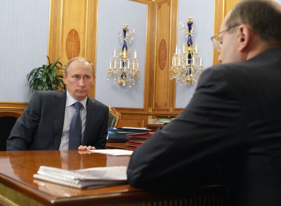 V.Putin and A.Misharin