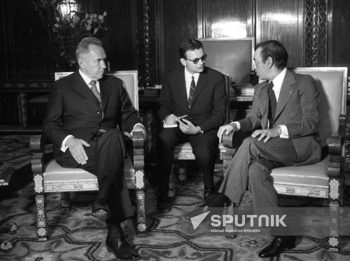 Alexei Kosygin and Hassan II