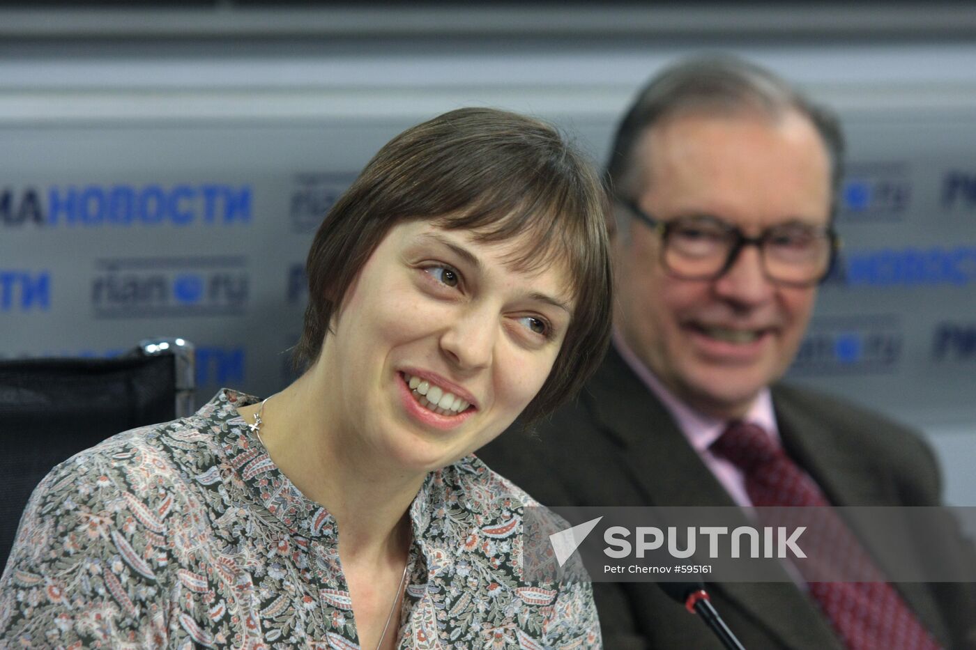 Krzysztof Zanussi and Nelly Uvarova