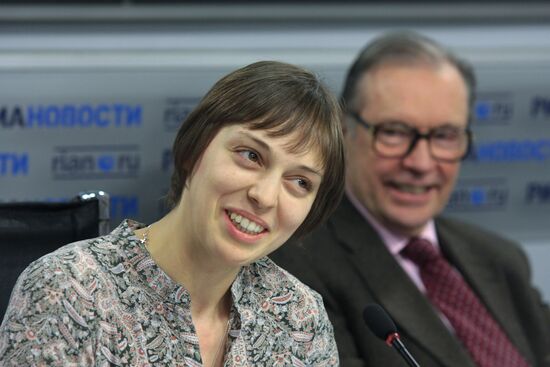 Krzysztof Zanussi and Nelly Uvarova
