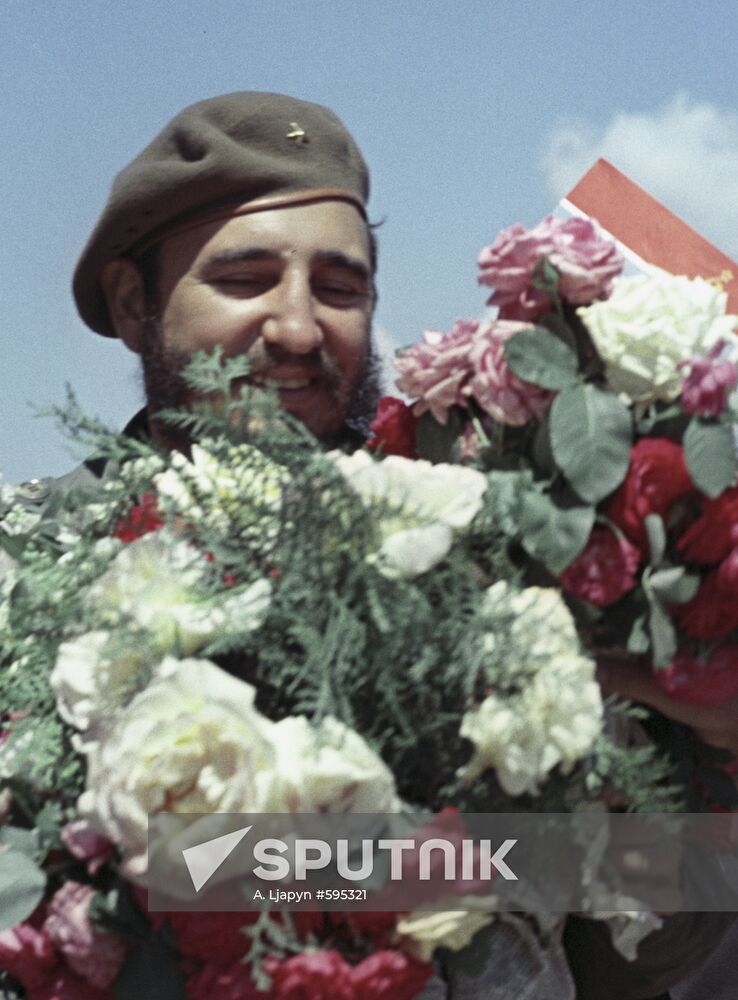 Cuban leader Fidel Castro