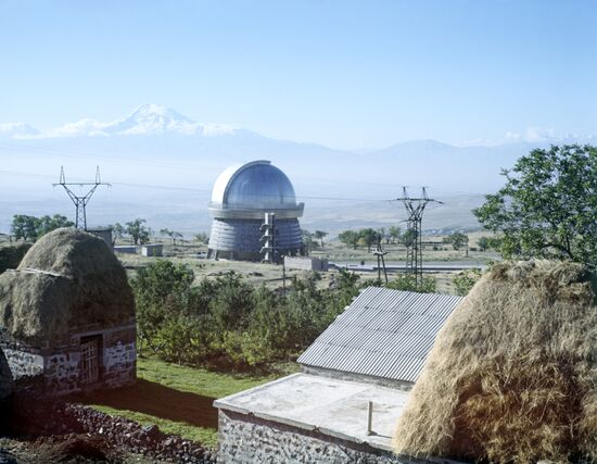 Dome of a world largest optical telescope