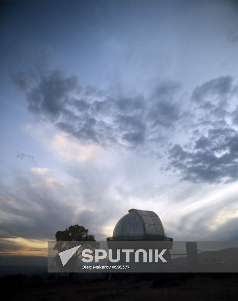 Dome of a world largest optical telescope