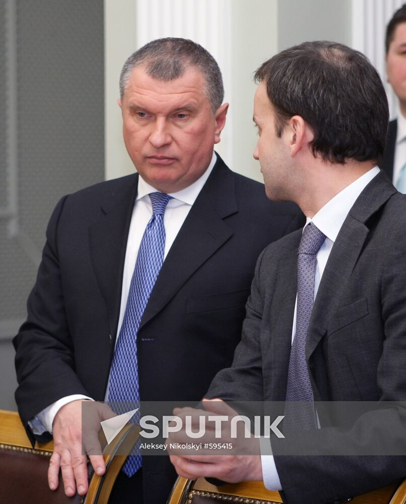 Igor Sechin and Arkady Dvorkovich
