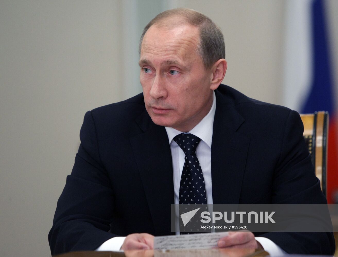 Vladimir Putin chairs meeting on tax policy issues