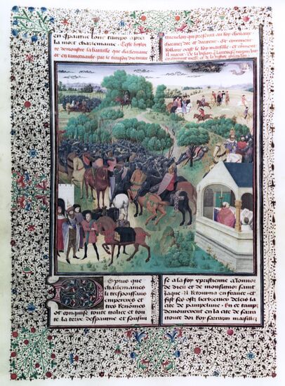 Miniature in Grandes Chroniques de France