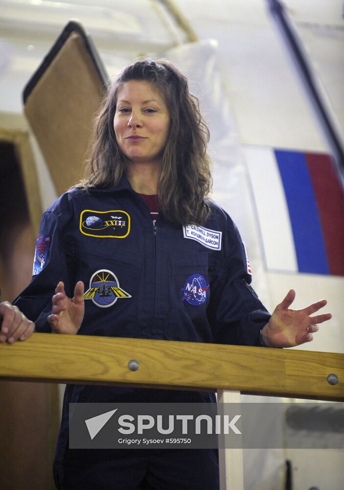 U.S. astronaut Tracy Caldwell Dyson
