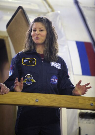 U.S. astronaut Tracy Caldwell Dyson