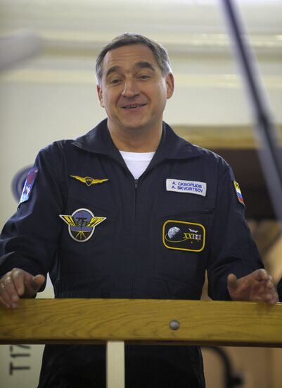 Russian cosmonaut Alexander Skvortsov