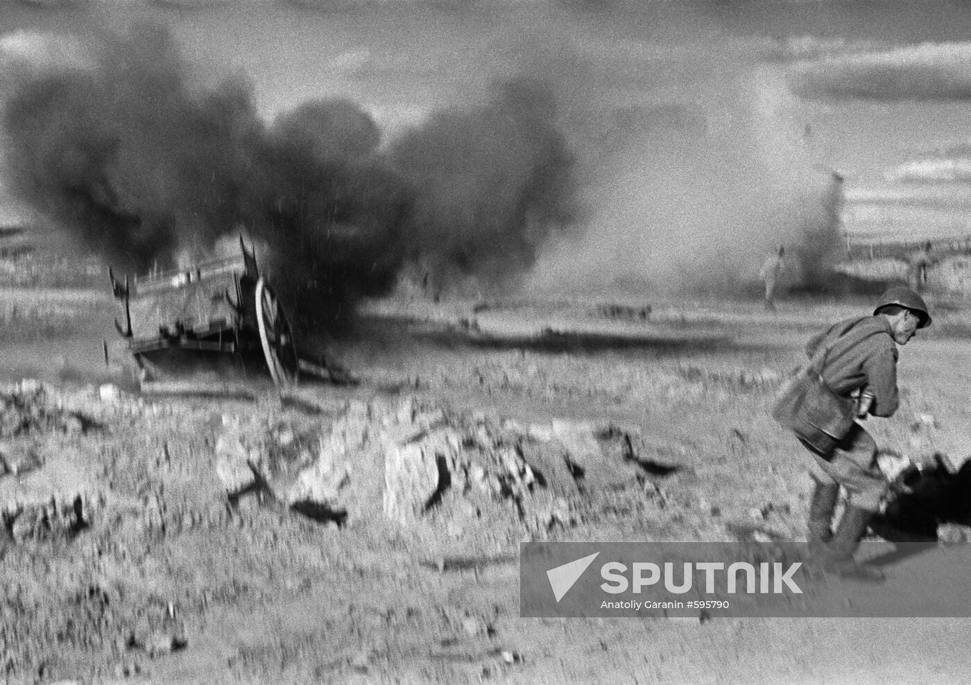 The unit of Lieutenant Logachyov fighting for Gridino village