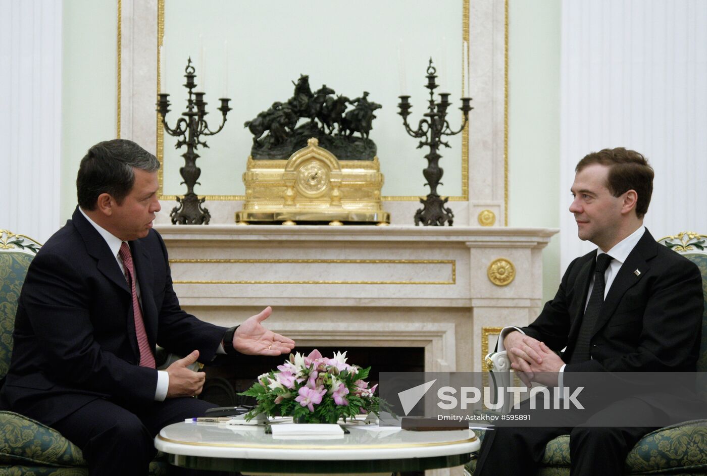 Russian President meets with King of Jordan in Kremlin