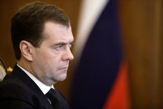 Dmitry Medvedev meets with Oleg Kovalyov
