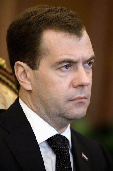 Dmitry Medvedev meets with Oleg Kovalyov