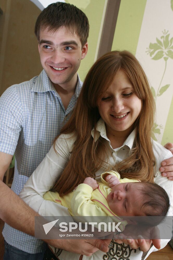 1000th child born in Kaliningrad in 2010