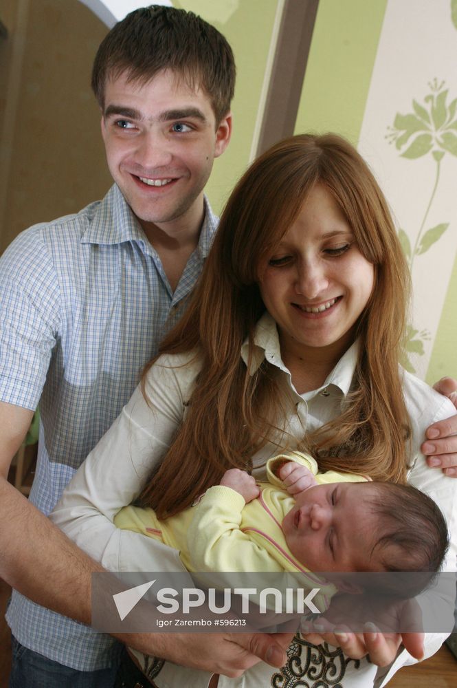 1000th child born in Kaliningrad in 2010