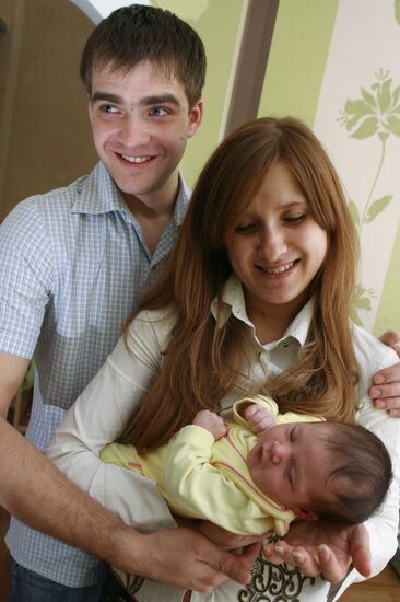1000th child born in Kaliningrad in 2010