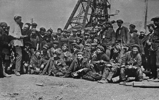 Miners. Photo copy