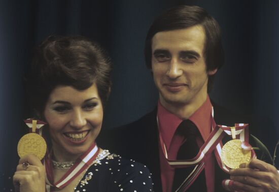Figure Skaters Lyudmila Pakhomova and Alexander Gorshkov