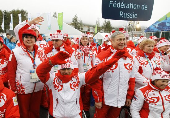 Russian Paralympic team