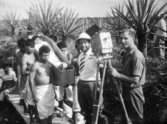 Film director Eizenshtein and cameraman Eduard Tisse