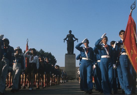 All-Union pioneer military sport game "Zarnitsa"