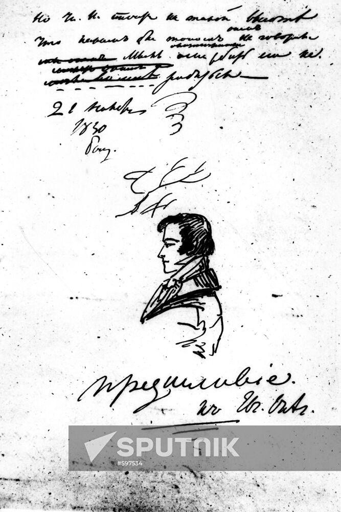 Picture, by Alexander Pushkin. Reproduction