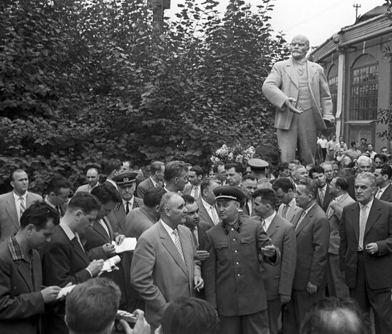 Gheorghiu-Dej's visit to the USSR