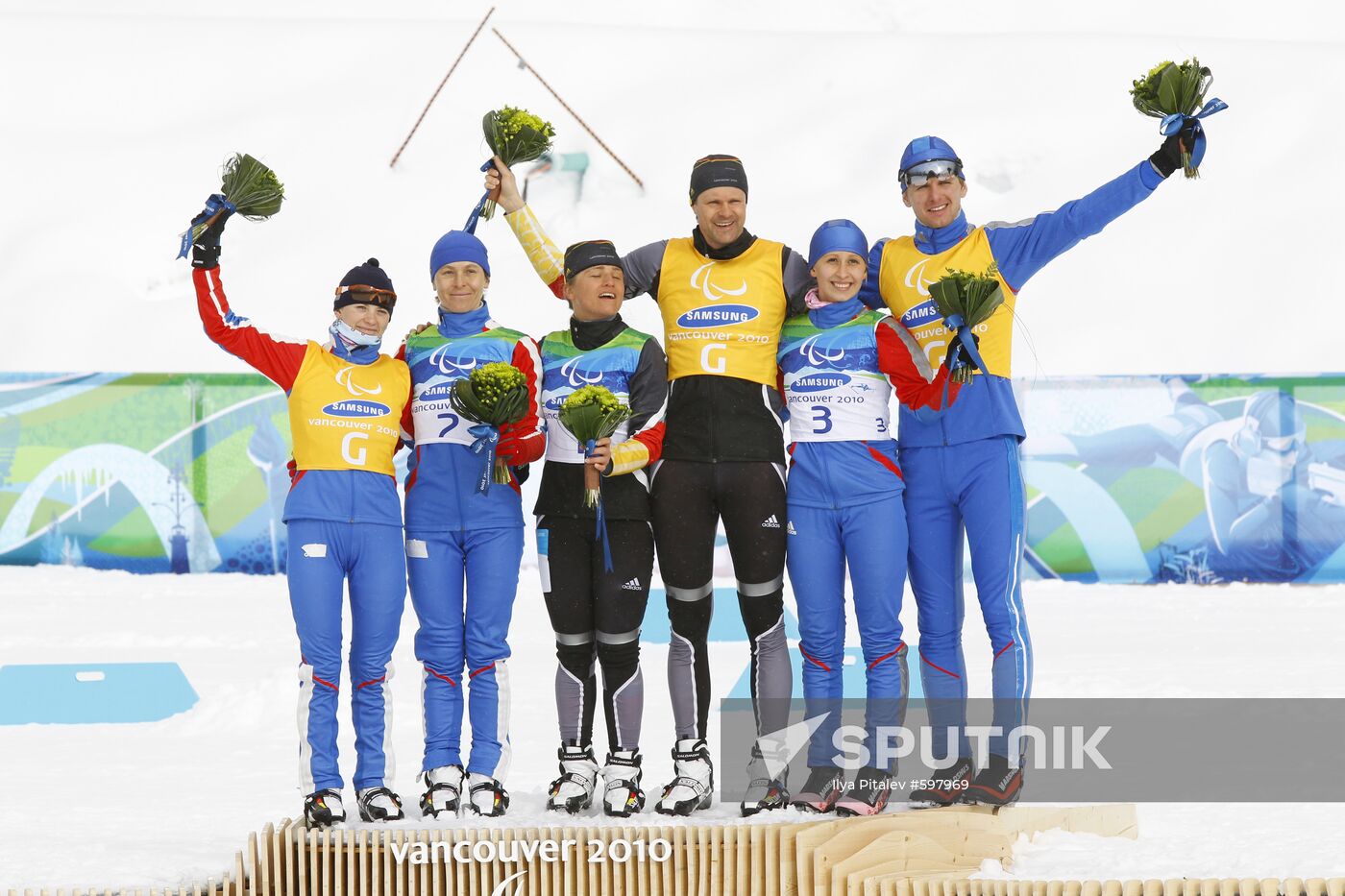 Lyubov Vasilyeva, Verena Bentele, Mikhalina Lysova