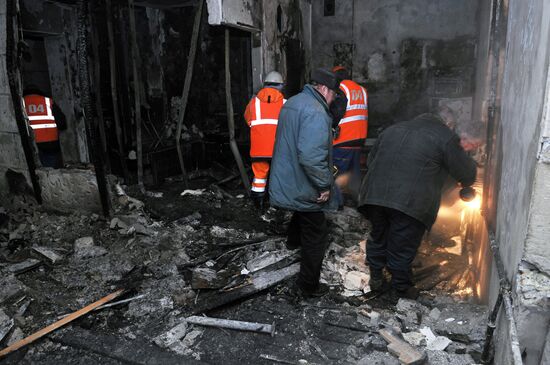 Communal apartment blows up in St. Petersburg