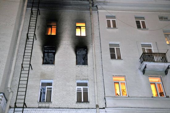 Communal apartment blows up in St. Petersburg