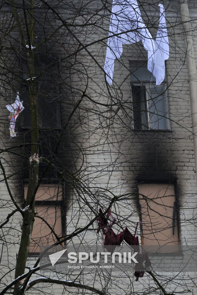 Communal apartment blows up in St. Petersburg