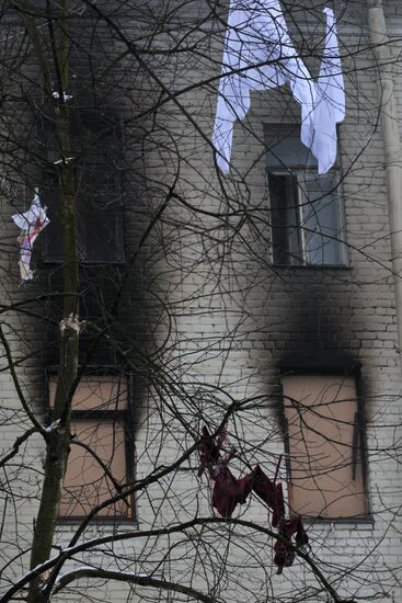 Communal apartment blows up in St. Petersburg