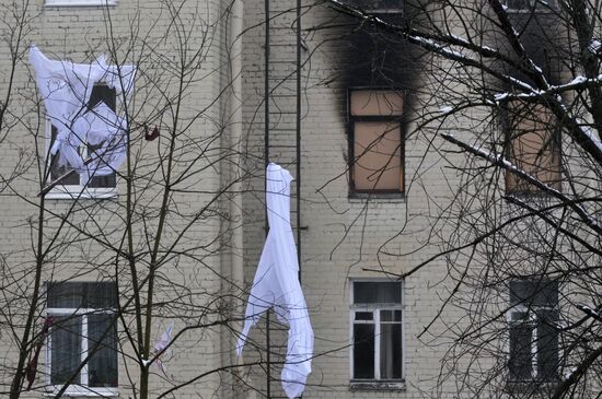 Communal apartment blows up in St. Petersburg