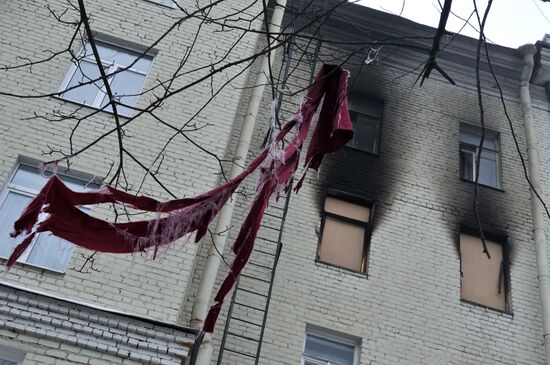 Communal apartment blows up in St. Petersburg