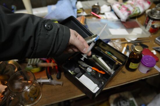 Secret drugs laboratory discovered