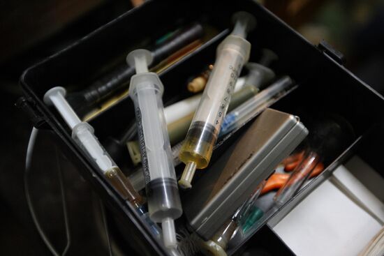Secret drugs laboratory discovered