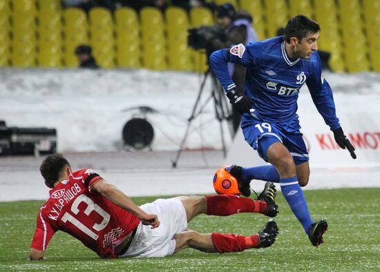 Football. Russian Premier League. Spartak vs. Dinamo