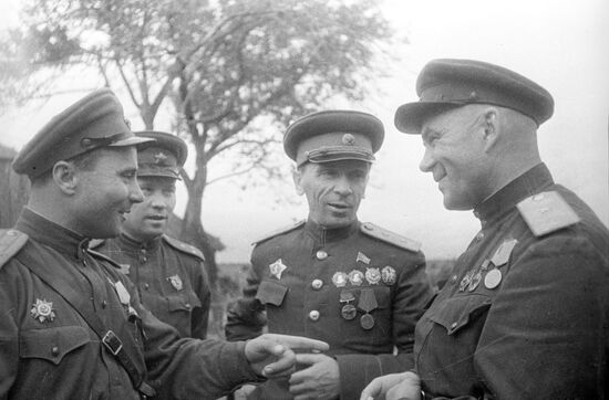 Georgy Grishko, Khabib Ganiyev, Pavel Batov and Nikolay Radetsky