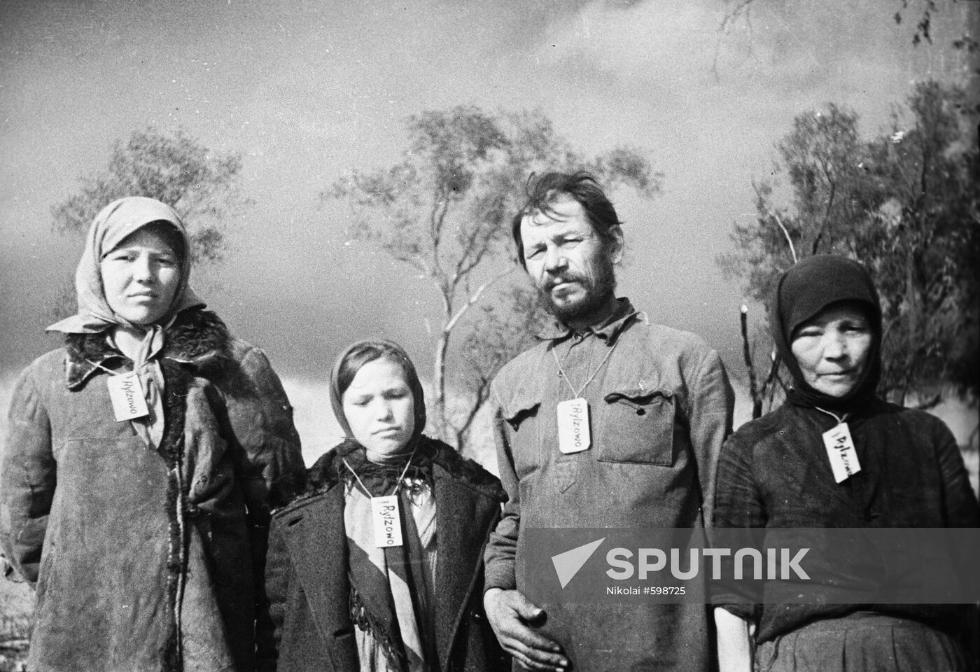 Residents of Zyubtsovo village