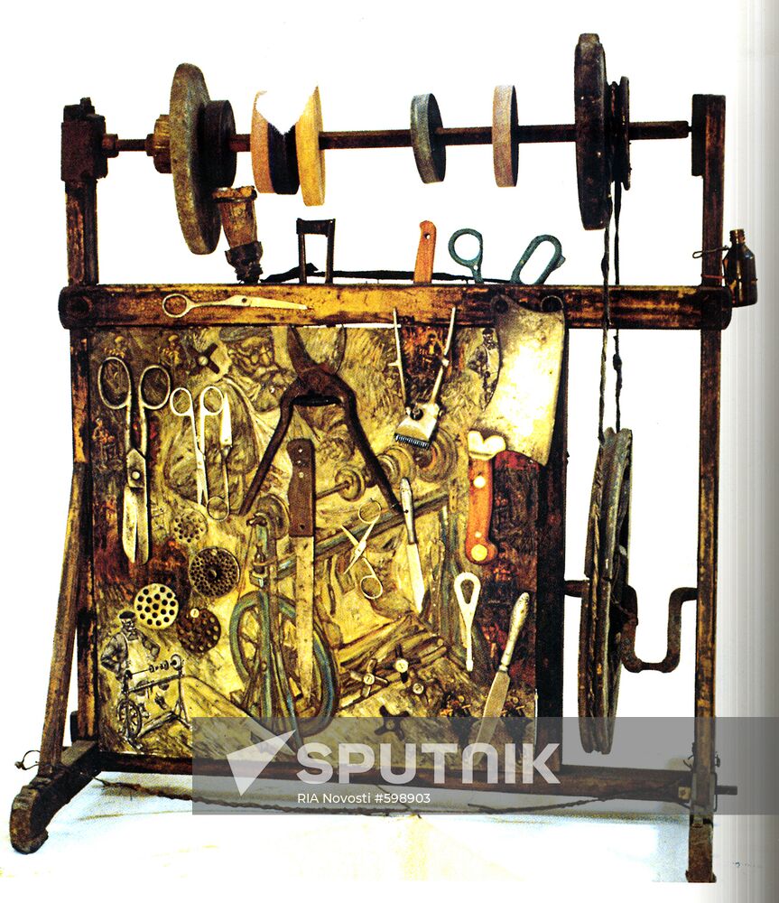 Collage by Georgian artist Vladimir Kandelaki