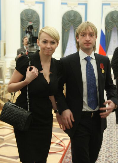 Yana Rudkovskaya, Yevgeny Plushenko