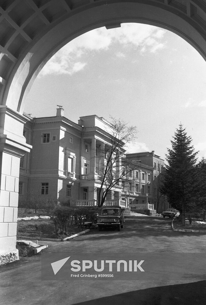 Press center of meeting between Leonid Brezhnev and Henry Ford
