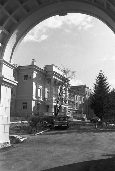 Press center of meeting between Leonid Brezhnev and Henry Ford