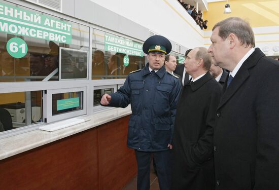 Vladimir Putin visits Belarus