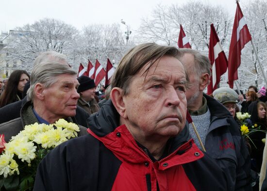 Waffen-SS veterans' rally in Riga