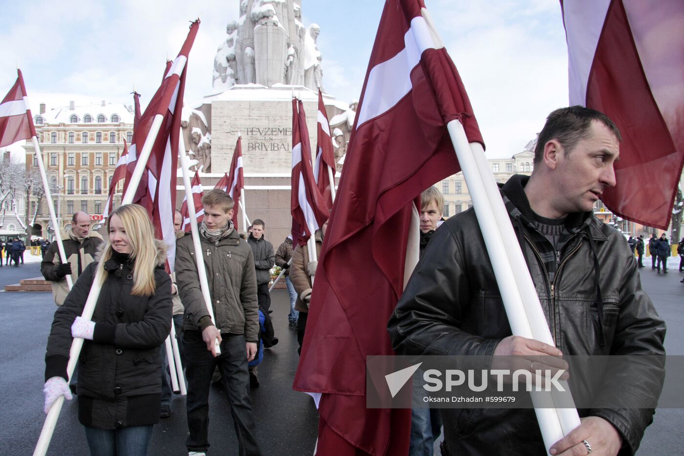 Waffen-SS veterans' rally in Riga